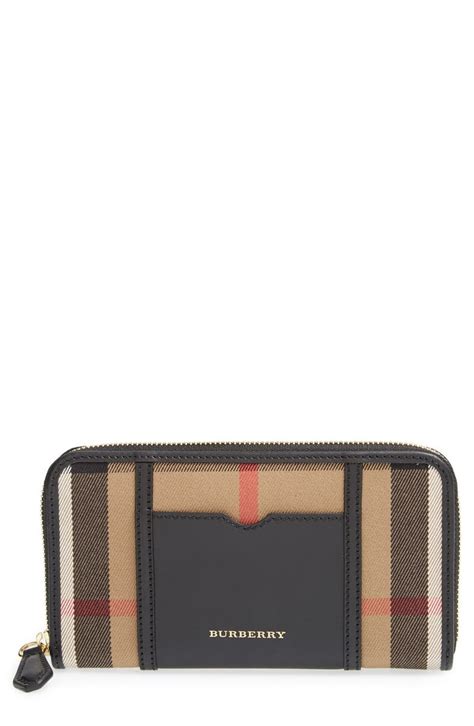 burberry large ziggy wallet|burberry wallet nordstrom.